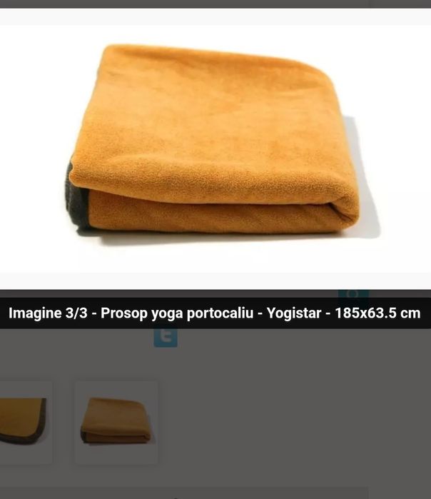 Prosop yoga portocaliu