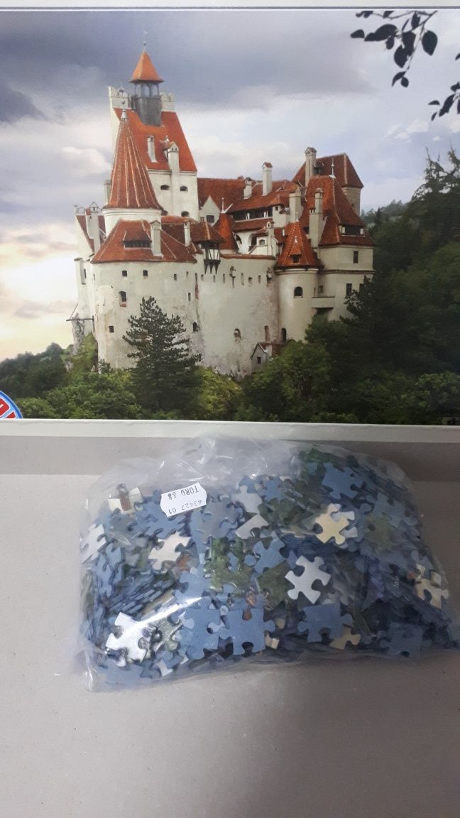 D-Toys – Puzzle Castelul Bran, Romania 500 piese NOU