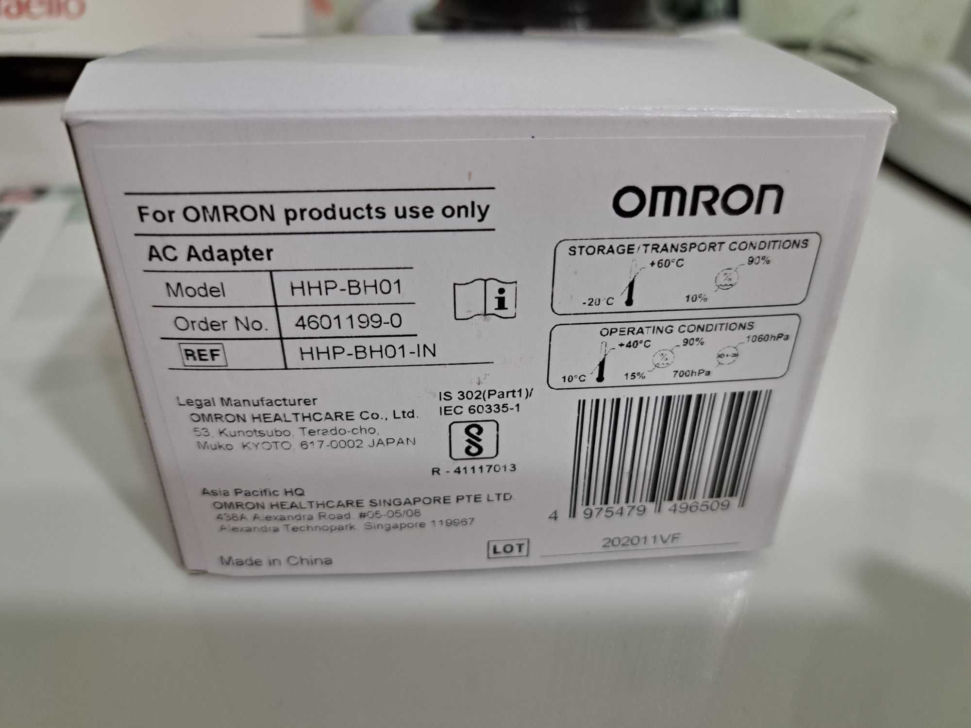 Блок питания адаптер для танометров OMRON