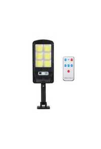 Lampa cu incarcare solara IP67, 90W, telecomanda, negru