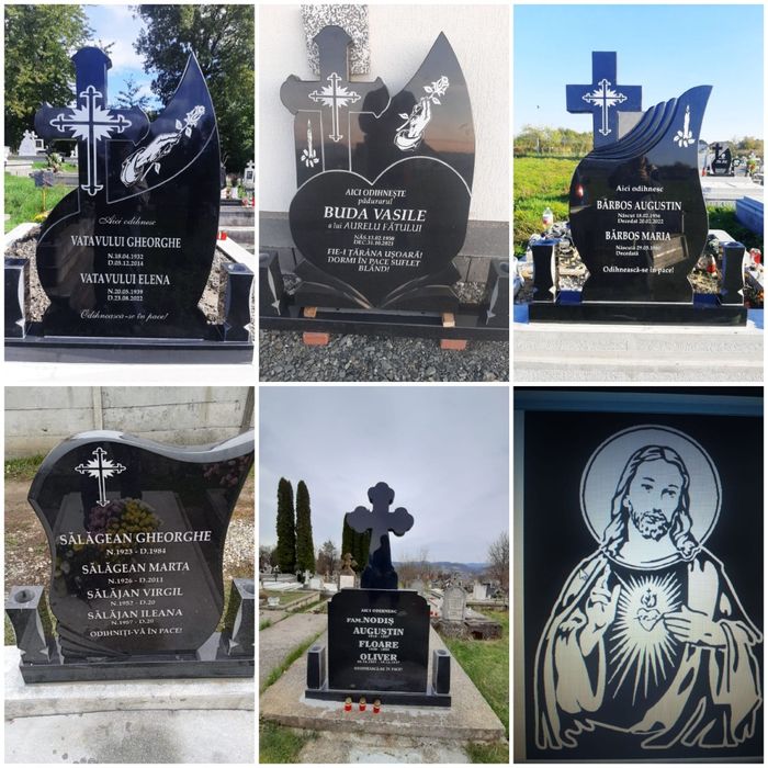 Monumente funerare, cruci