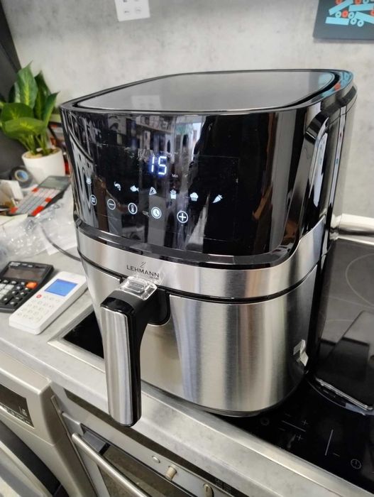 Фритюрник с горещ въздух без мазнина Lehmann Pure Airfryer 1700W 6.5 Л