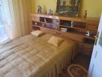 Dormitor lemn masiv cireș pat și dulapuri