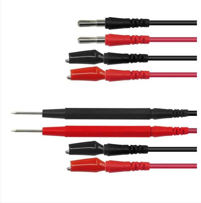 Set cabluri clesti crocodil sonde multimetru 16 accesorii
