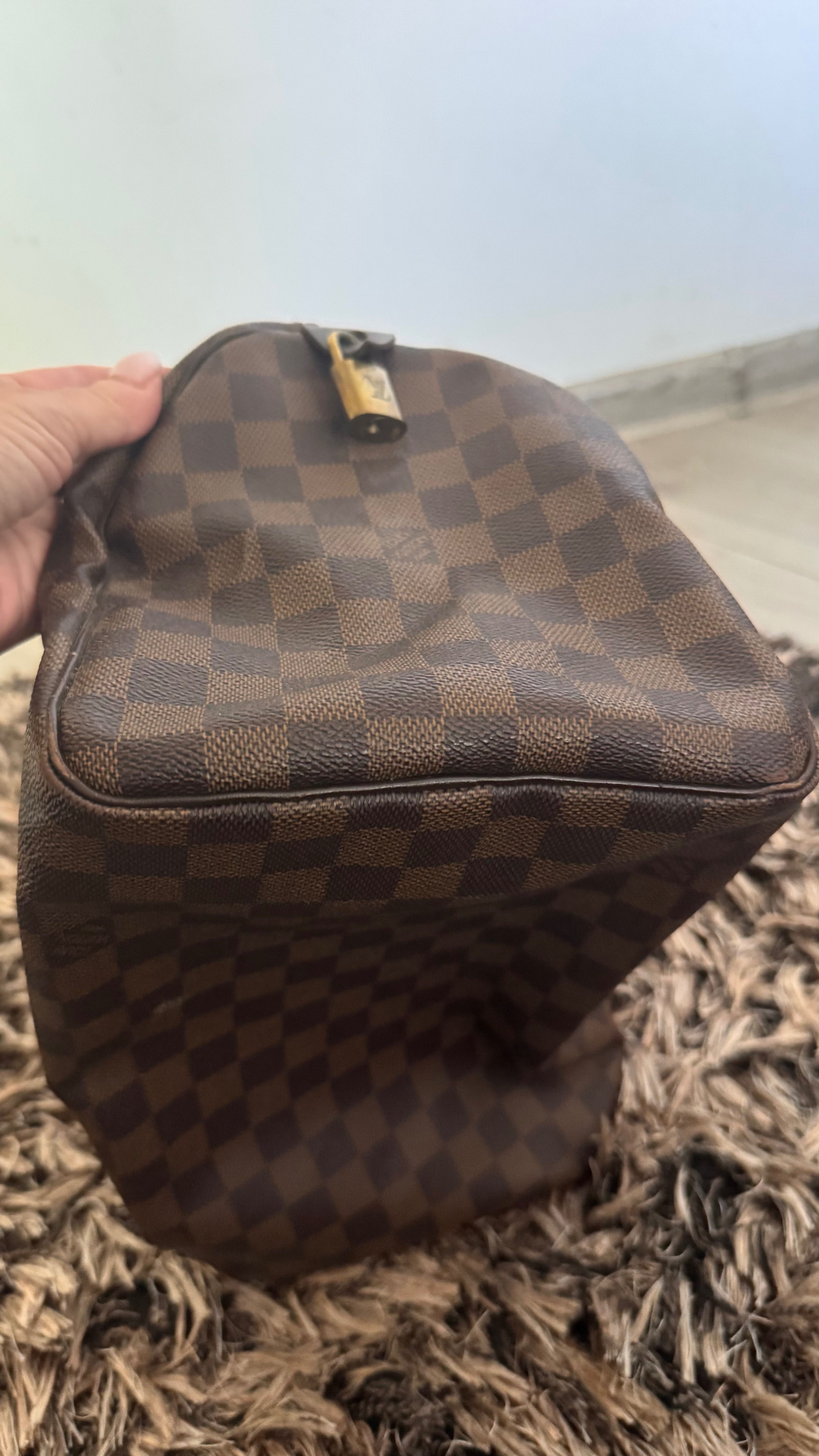 Geanta Louis Vuitton originala-piele naturală maro