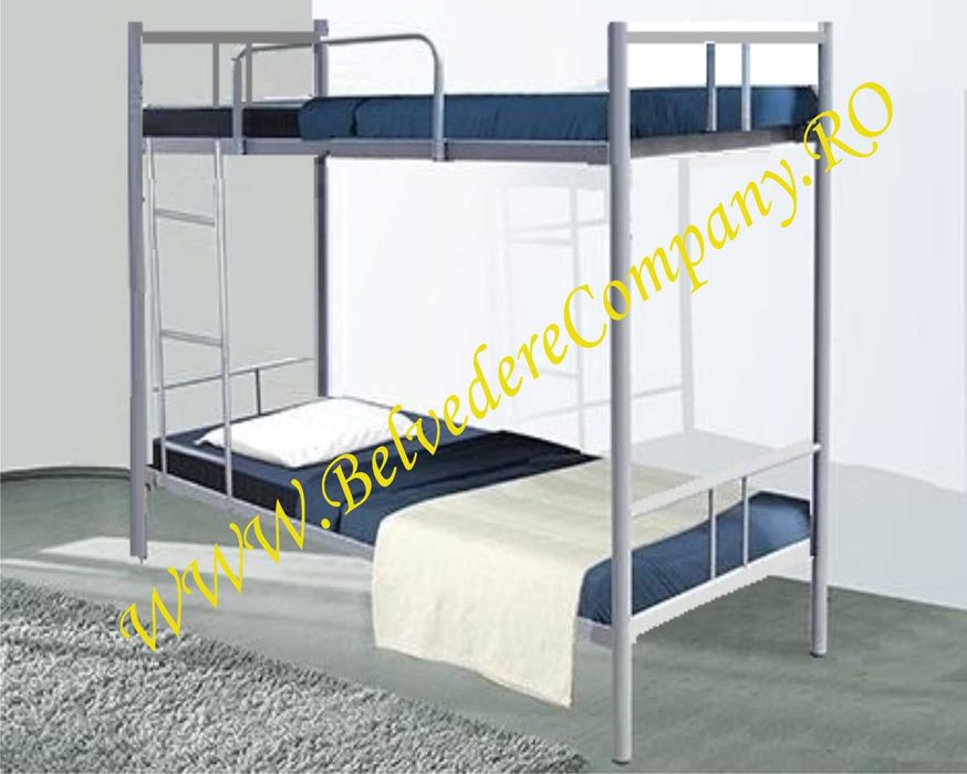 Paturi Metalice Etajate – În Stoc – Producător Direct – Super Ofertă!