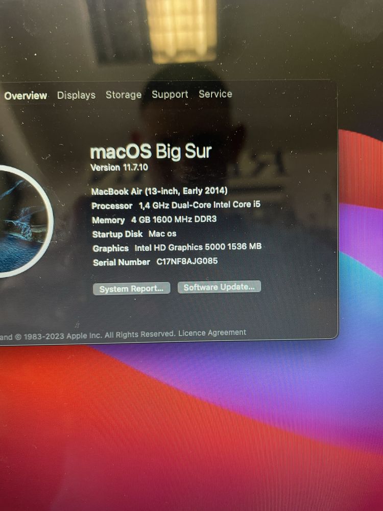 Macbook air 13 2014