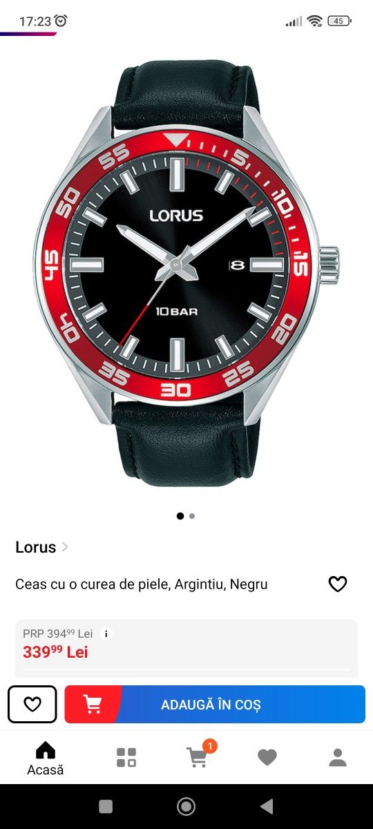 Ceas Lorus by Seiko diver 100m
