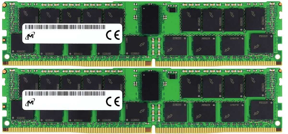 RAM 16GB 2x8gb Micron 2400MHz Registered ECC DDR4