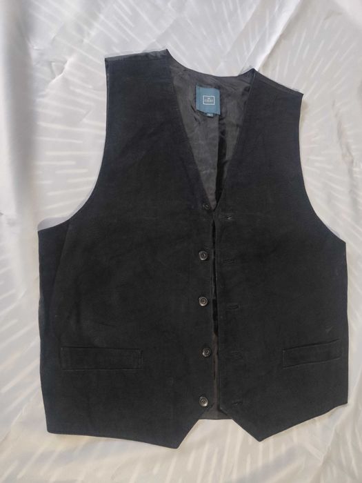 Vestă piele naturală întoarsă