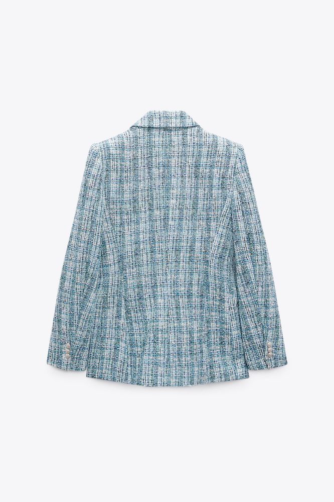 ZARA туид костюм комплект от сако и къси панталонки