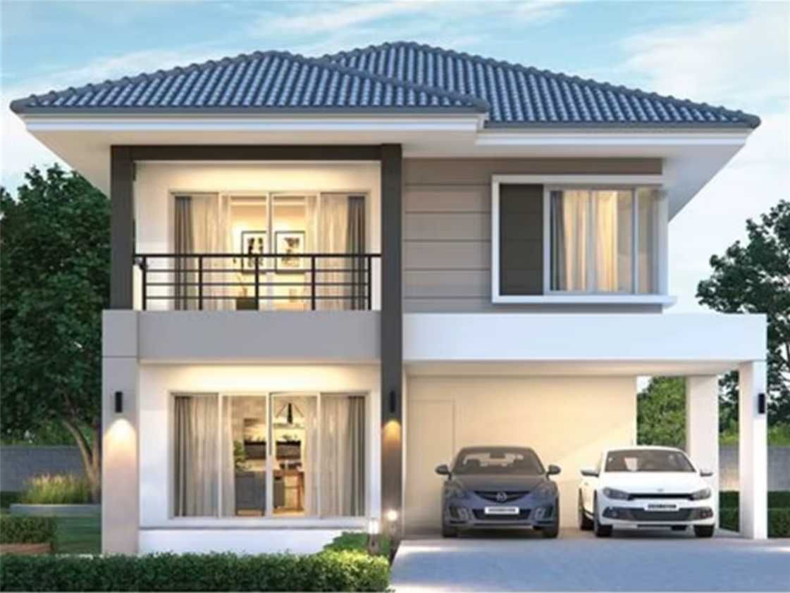 KIT casa prefabricată cu 3 dormitoare la preț redus,  din  PANOURI SIP