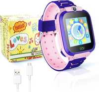 Детски интелигентен часовник JOCASTE, цифров сензорен часовник GPS,SOS