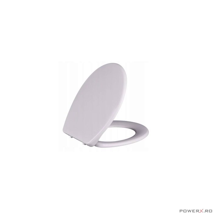 Capac WC inchidere silentioasa, duroplast, placa antibacteriana,