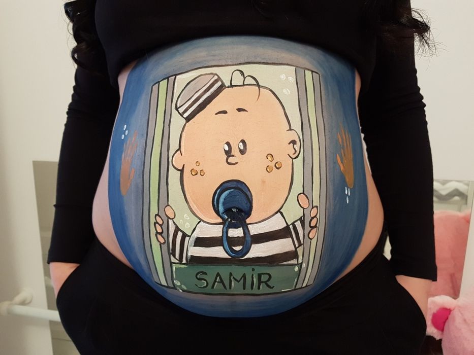 Pictura burtica gravide. Preturi de la 150 lei