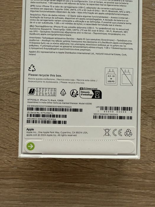 iphone 15 128 GB SIGILAT