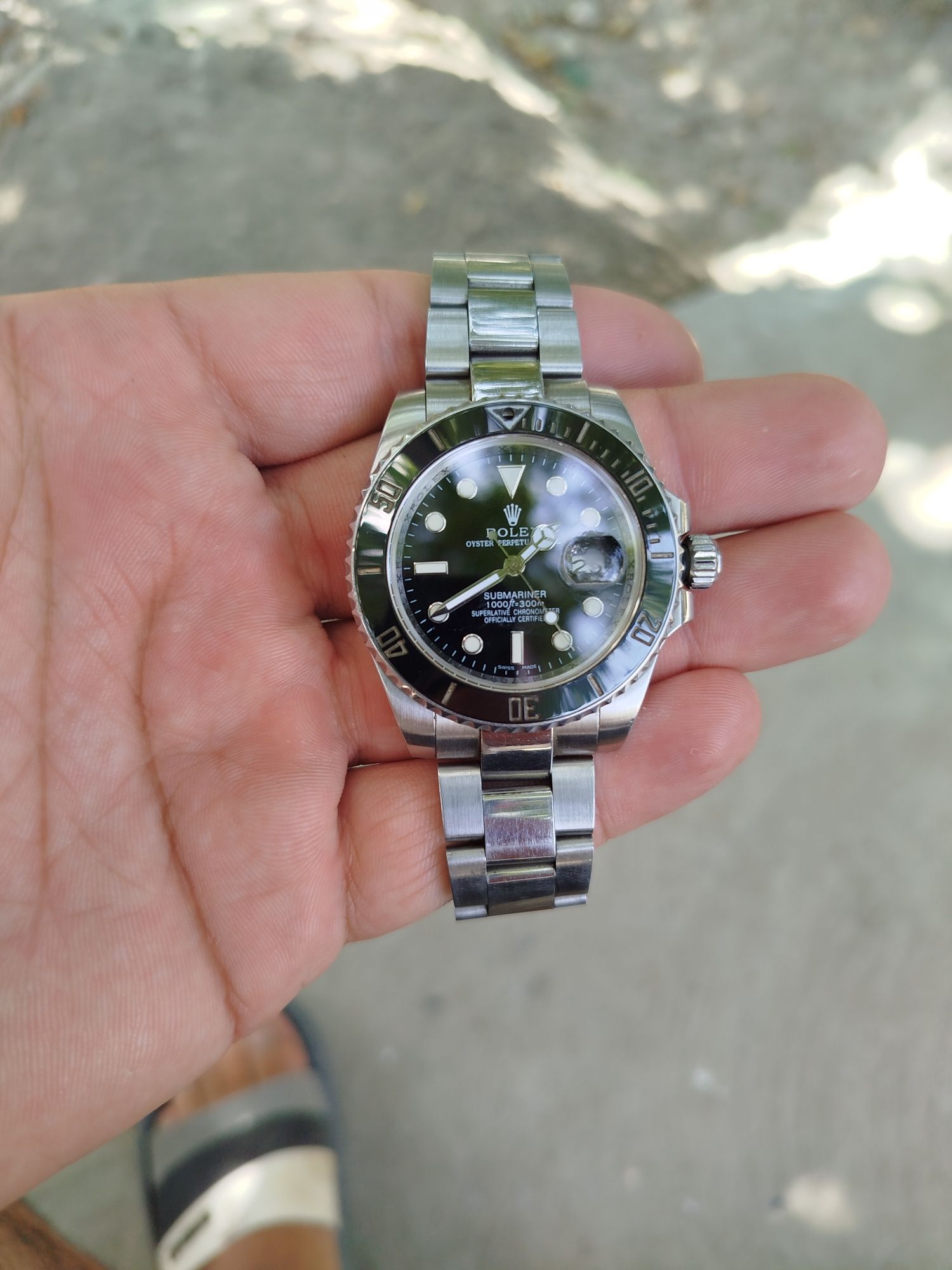 100%  Orginal Rolex Submariner 41 mm Steel  soati tezda soti