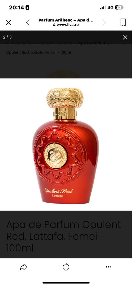 Opulent oud RED latafa , de dama