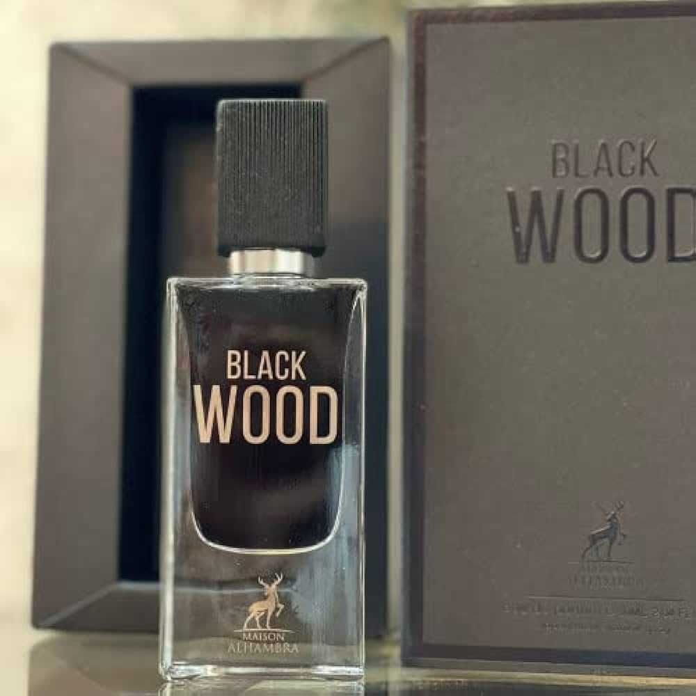 мужской древесный аромат Black wood Maison Alhambra