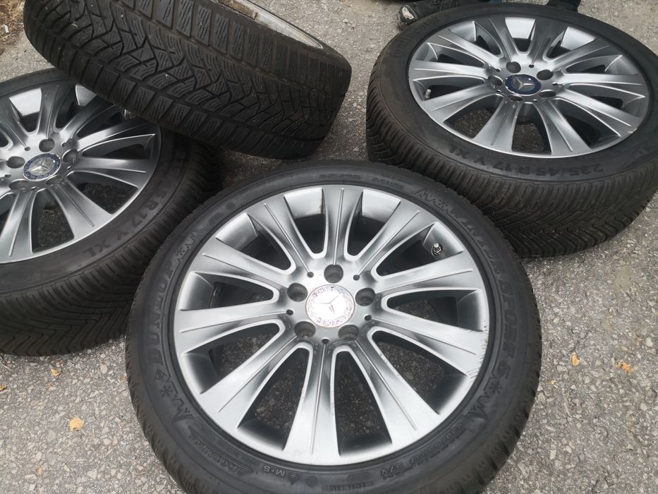 5х112 мерцедес Mercedes 5x112 17 цола оригинални джанти с датчици