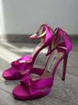 Sandale Jimmy Choo satin fuchsia 38,5
