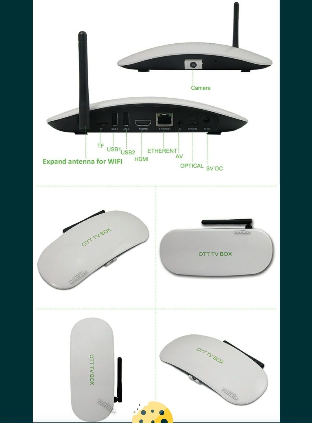 Ottt TV BOX wi fi