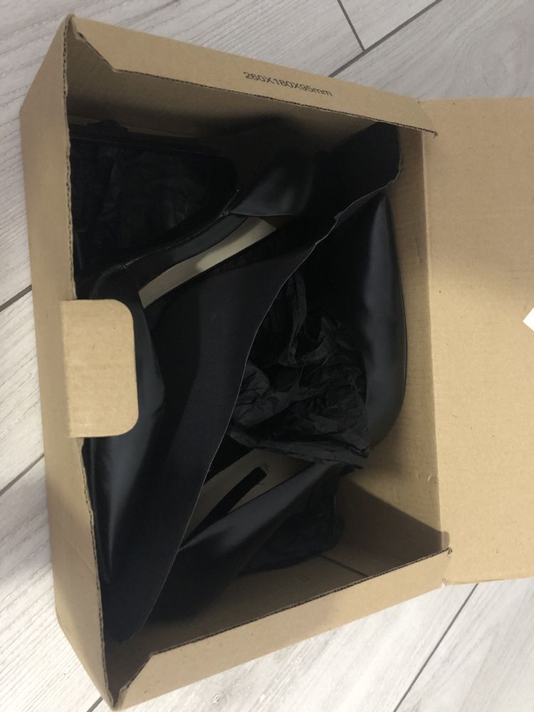 Pantofi piele naturala, 37, brand Zara