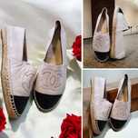 Эспадрильи Chanel из Испании (кожа ягненка,мокасины, туфли).
