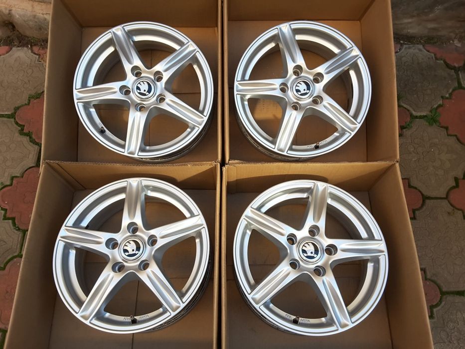 jante aliaj 15; 5x112; Skoda Octavia 2, Octavia 3
