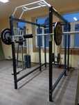 Комбиниран Фитнес Уред - Силова клетка с скрипец с свободни тежести