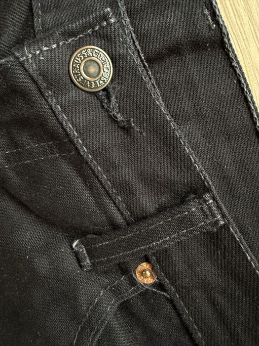 Blugi LEVIS 521 UK Negru 1985 Barbati | Marime 33 x 32 (Talie 85 cm)