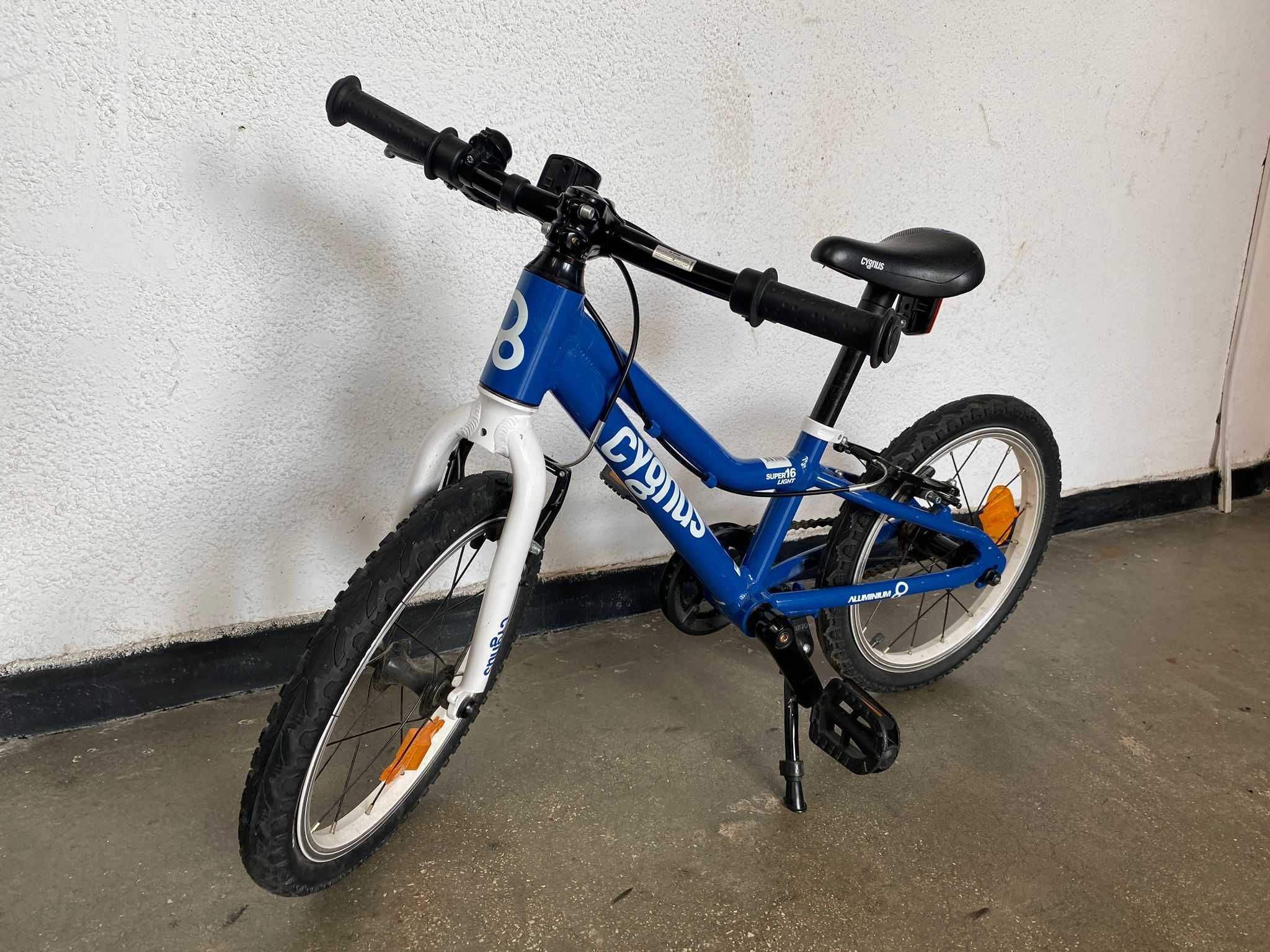 bicicleta cygnus 16", ca noua. foarte usoara. perfecta pentru invatat