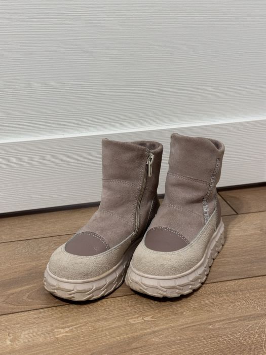 Зимние натуральные ботинки