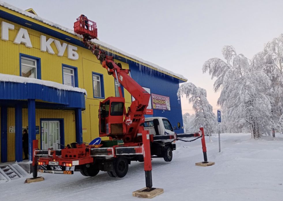 Услуги автовышки 15-28 метров агп вышка