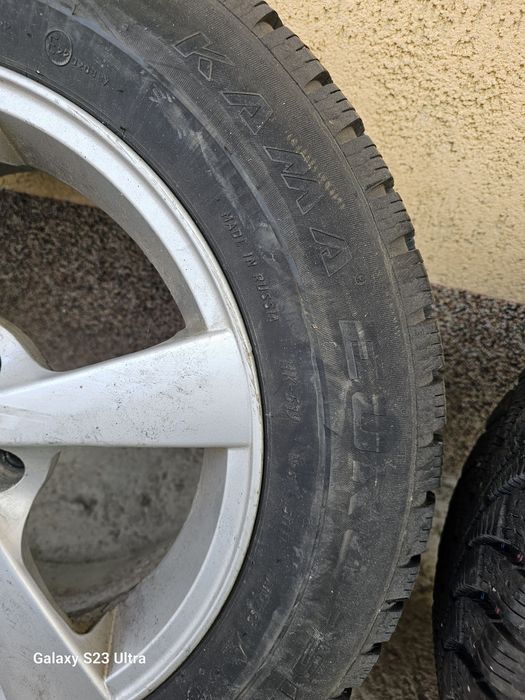 Jante+anvelope iarnă 15 5x100