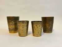 Pahare pocale cupe alama bronz art Biedermeier Persia