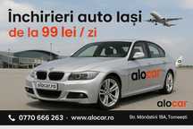 Închirieri auto ieftin Iasi - de la 99 lei pe zi