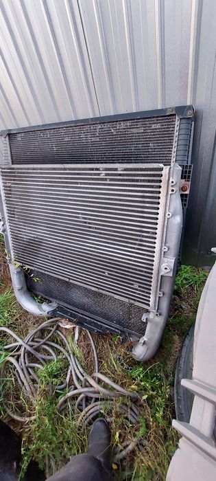 Radiator intercooler Scania + radiator racire+ difuzor