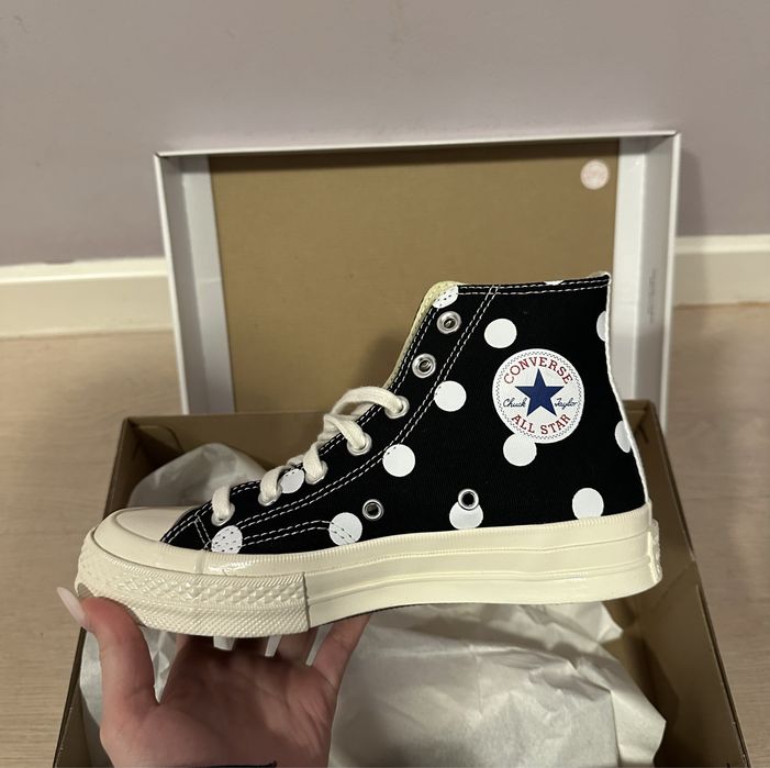 Play Converse Polka Dot Black
