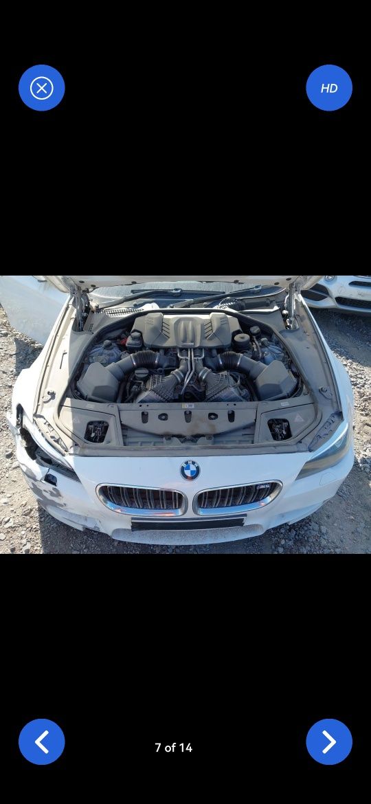 Двигател s63 м5 ф10 bmw f10 m5 f11 ф11