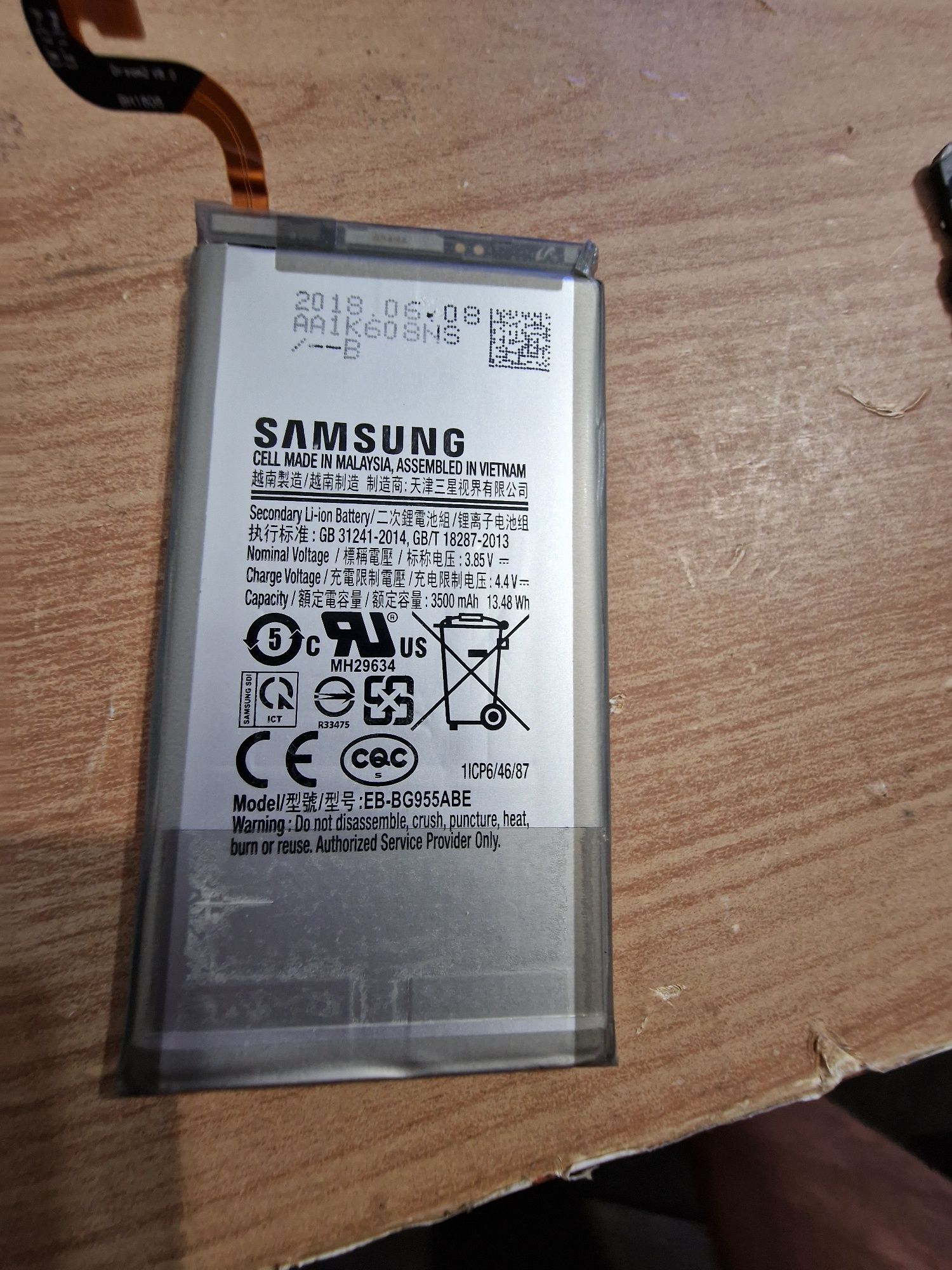 Placa baza acumulator port încărcare samsung S8 plus