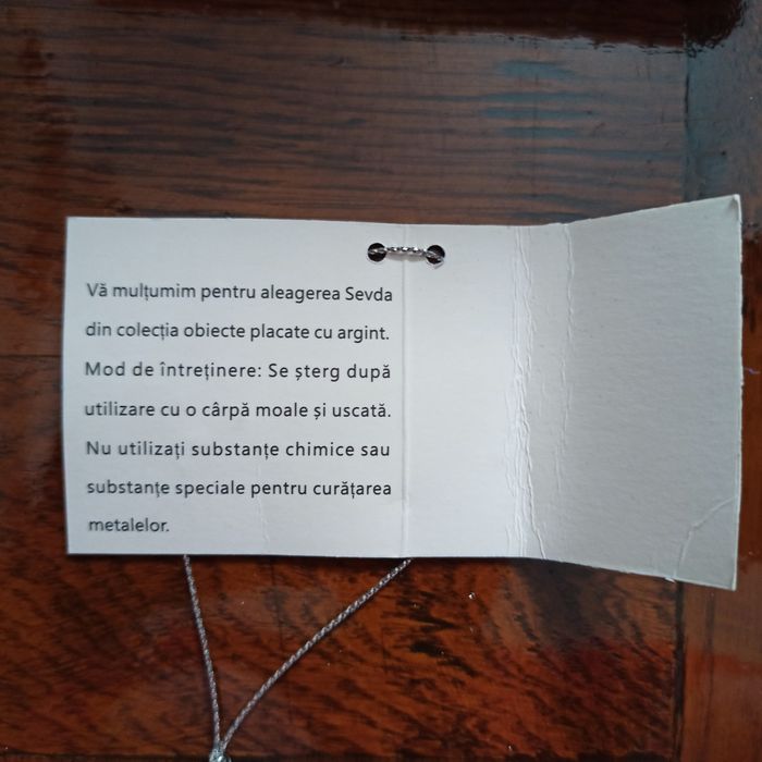 Caseta bijuterii Sevda placata cu argint