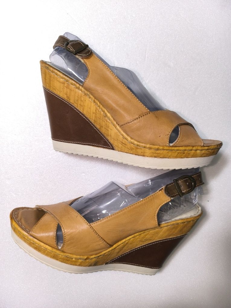 Sandale noi, piele, Lasocki, nr 41