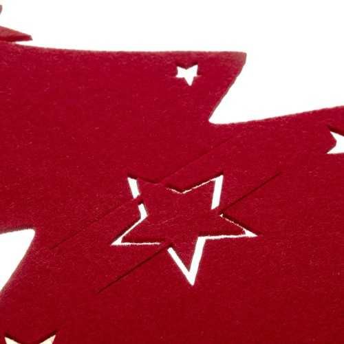 Коледни калъфи за прибори, подложки от филц, за Коледна украса за маса