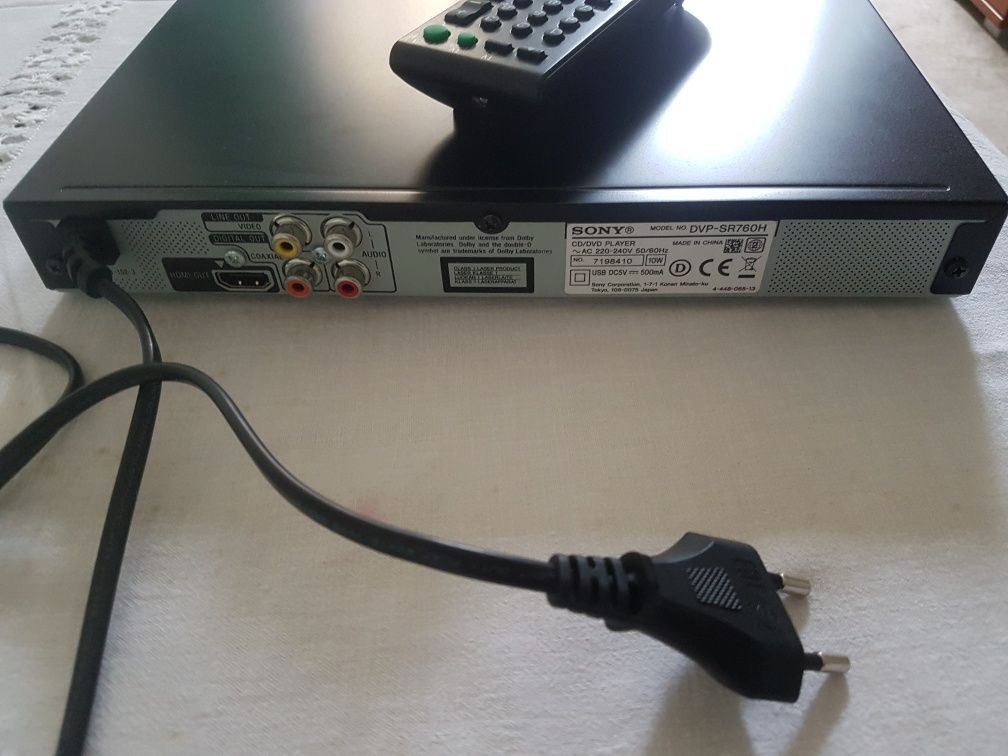 DVD player sony DVP-SR760H