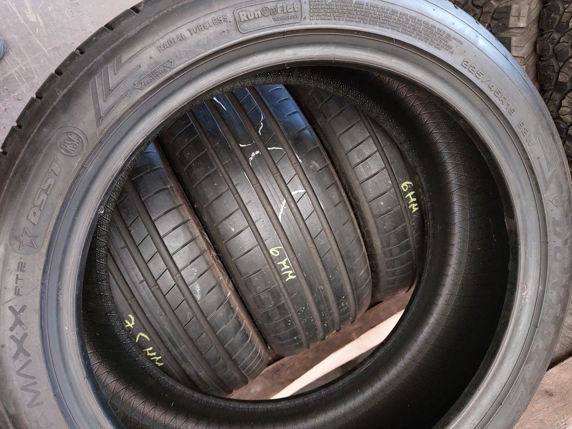 4 anvelope 225/45 R19 Dunlop Runflat