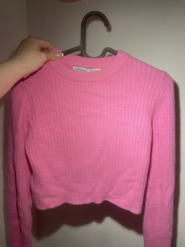 Късо розово пуловерче-Берешка