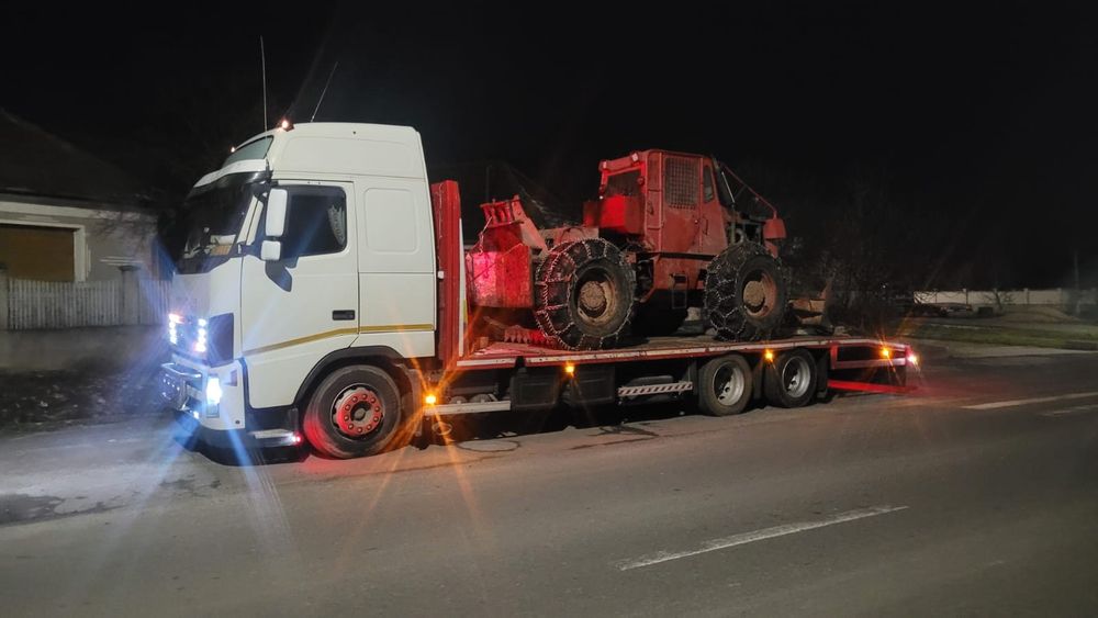 Transport utilaje/tractoare/buldoexcavator/stivuitoare Oradea
