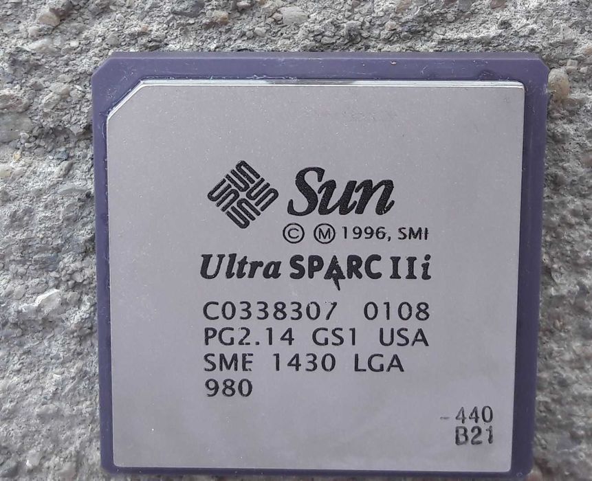 Procesor de colectie Sun Microsystems UltraSparc IIi 440 MHz