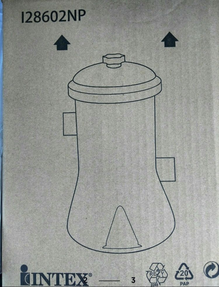 Фильтр для бассейнов Интекс. 2 куба в час. Доставка По городу